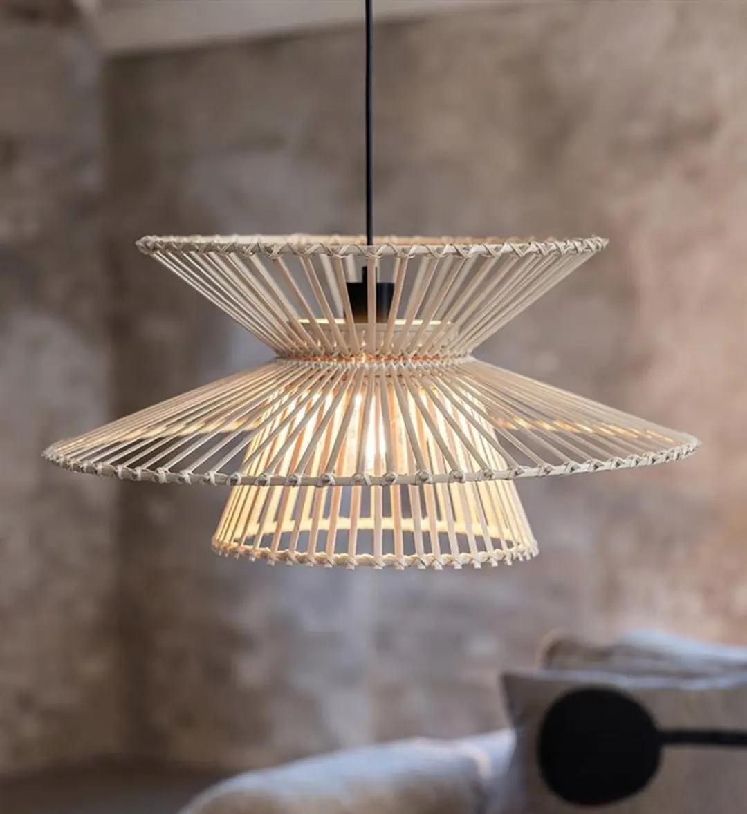 Markslöjd Duplici Hanglamp - Bamboe - afbeelding 6 van 6