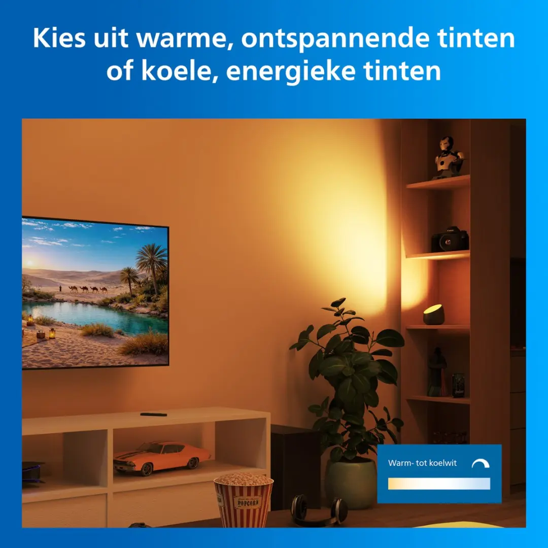 Philips Smart Lighting Squire Lite Tafellamp - Zwart - afbeelding 6 van 6
