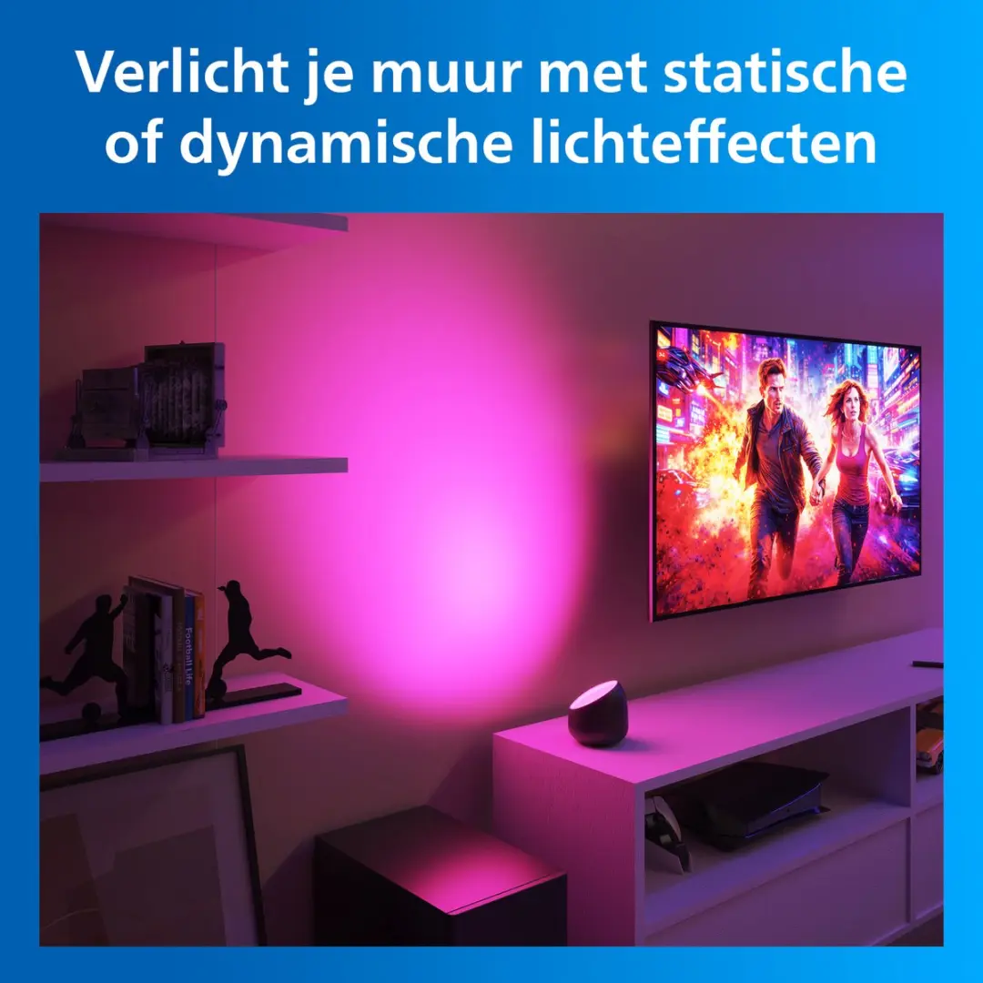 Philips Smart Lighting Squire Lite Tafellamp - Zwart - afbeelding 5 van 6