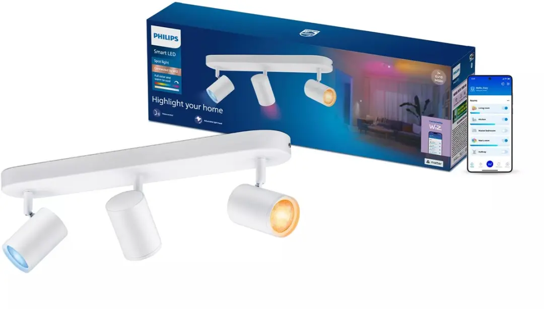 Philips Smart Lighting Opbouwspot 3x RGB GU10