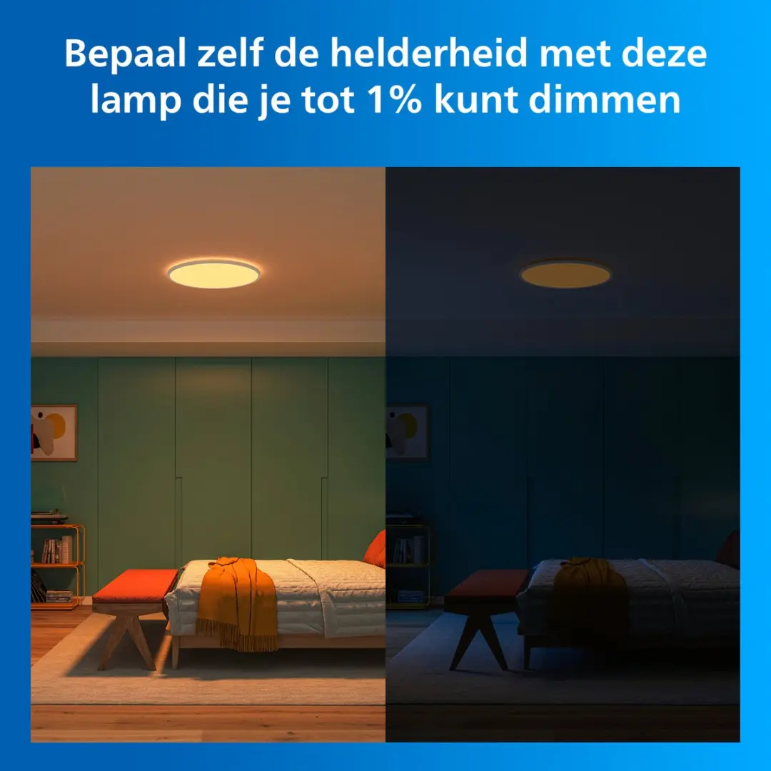 Philips Smart Lighting Superslim Plafondlamp 32W Wit - afbeelding 6 van 6