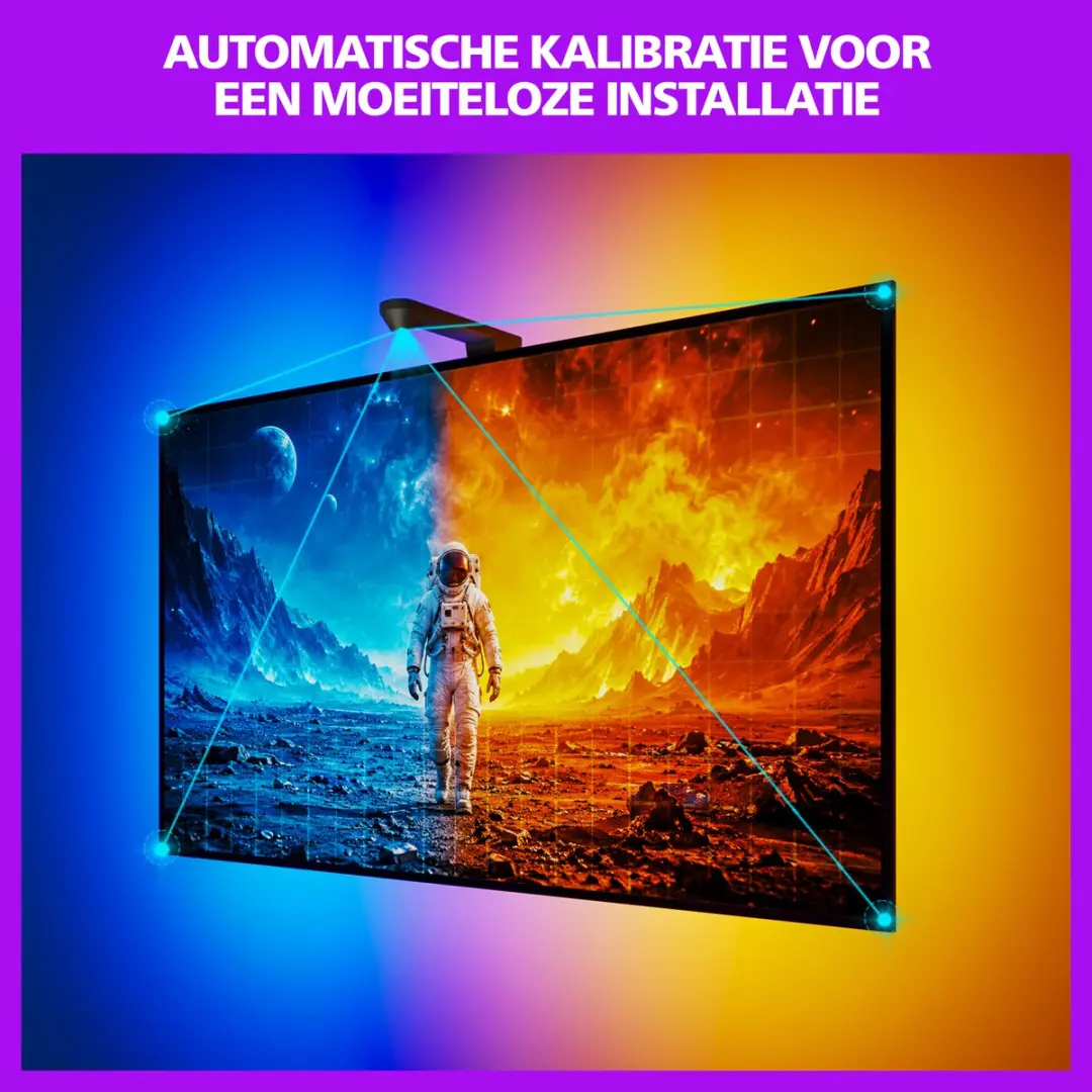 Philips Smart Lighting Screen Sync RGBIC LED-strip 272cm - Zwart - afbeelding 6 van 6