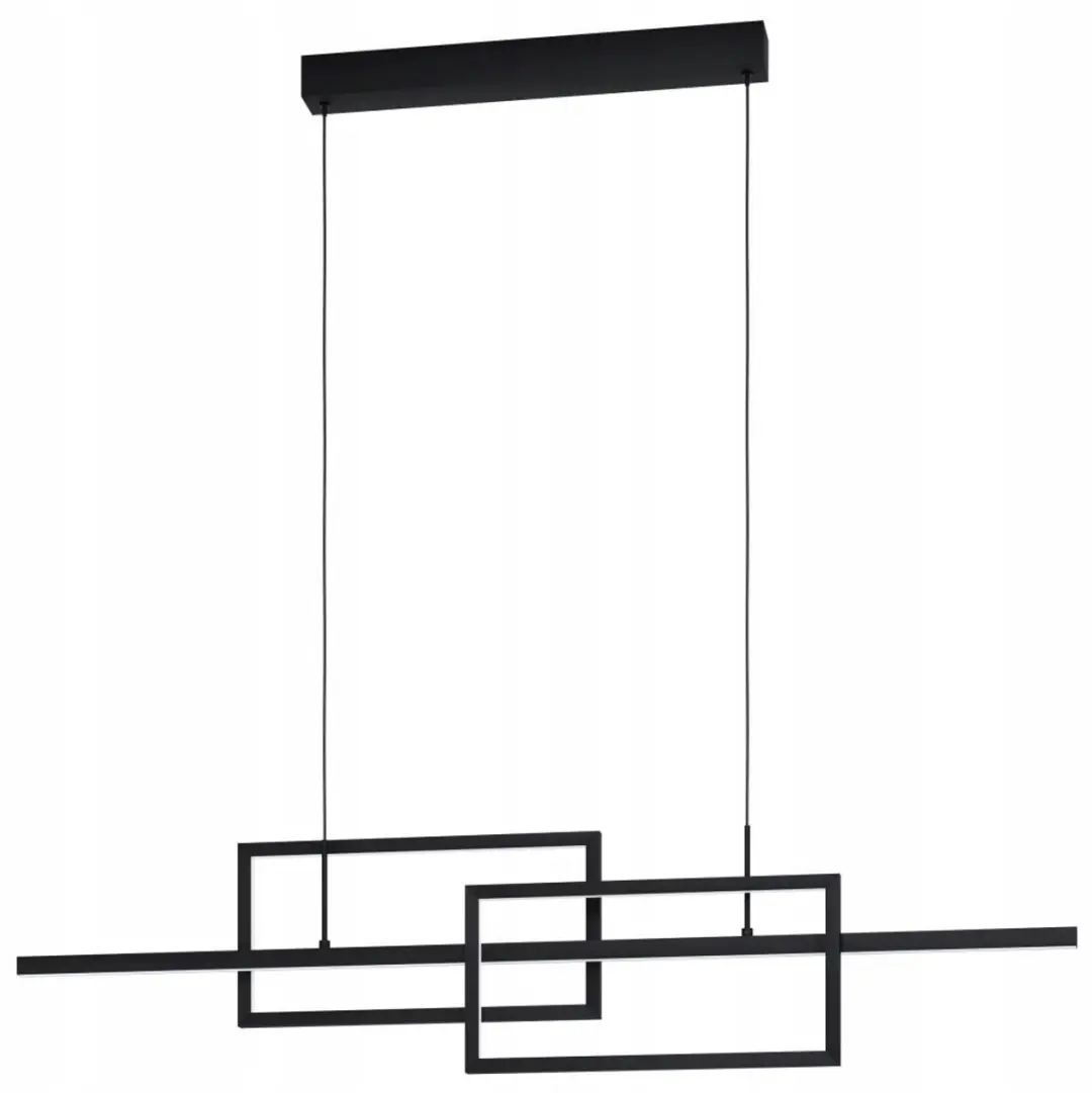 Eglo Puebla LED Hanglamp 28W - Zwart/Wit - afbeelding 2 van 2