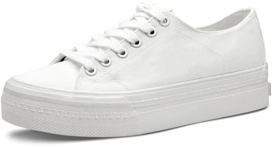 Tamaris textieltrainers 1-23744-42 146 dames laag model vegan M2374442 wit