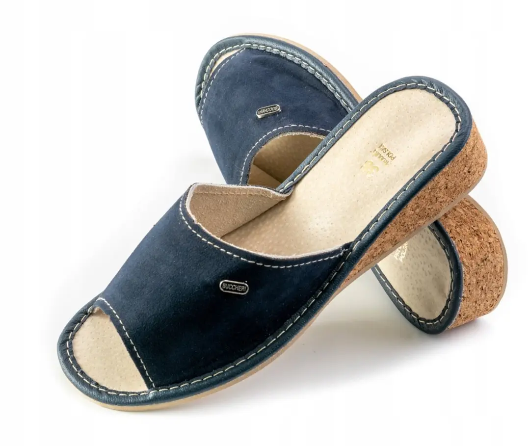 Damespantoffels Maximus Navy Maat 37