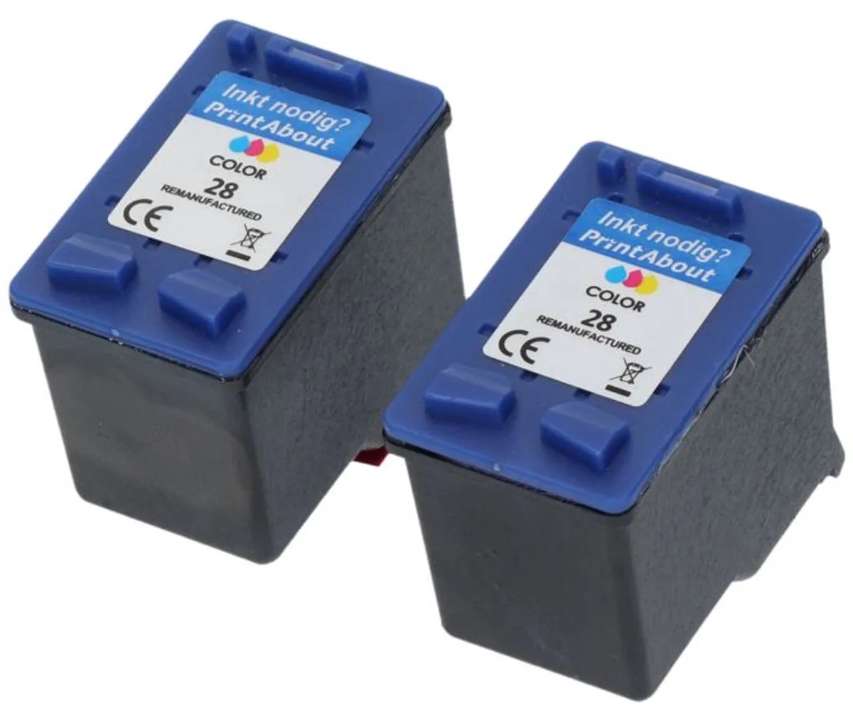 PrintAbout C8728A-PA2 Inktcartridge - 3 Kleuren - 42ml