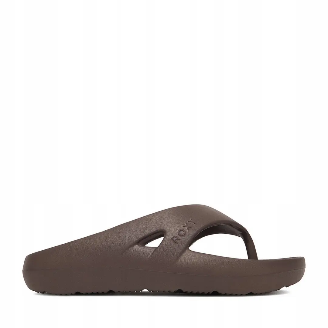 Roxy Dames Teenslippers Bruin