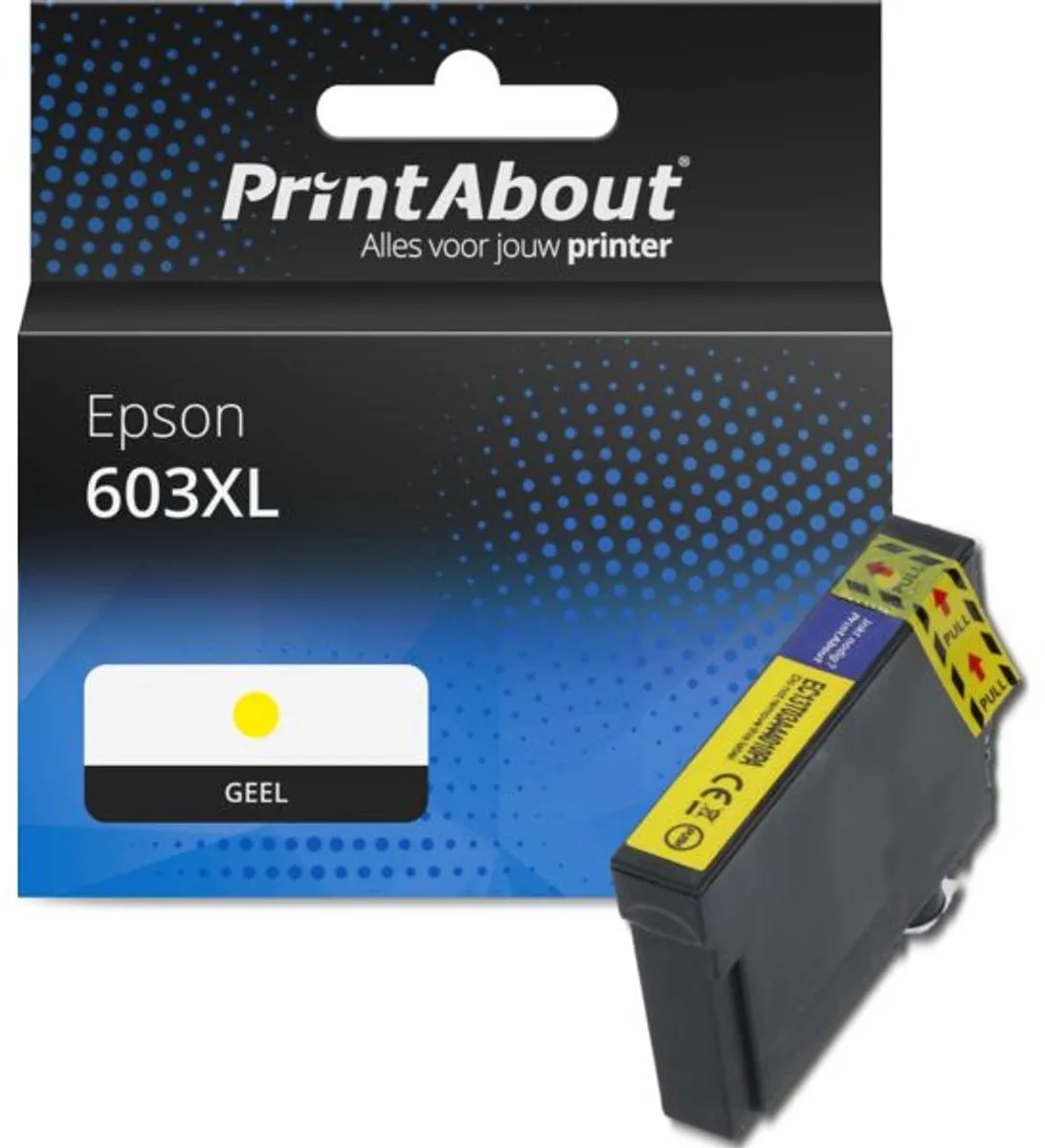 PrintAbout Inktcartridge 603XL Geel - 1150 pagina's - Epson