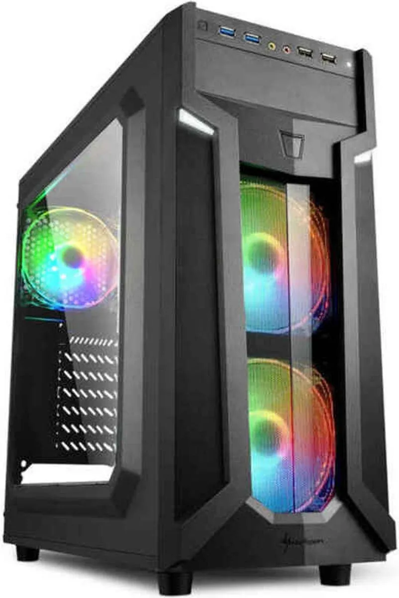 Sharkoon VG6-W RGB ATX Behuizing - Zwart