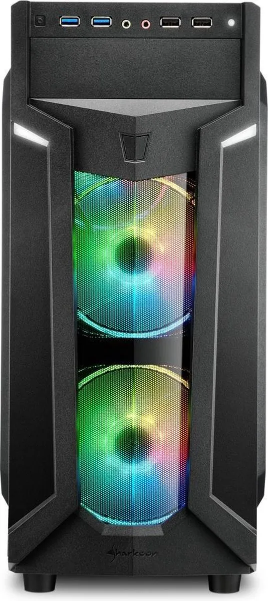 Sharkoon VG6-W RGB ATX Behuizing - Zwart