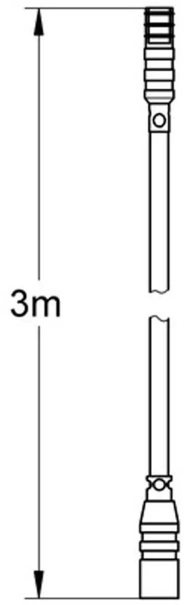 GROHE aansluitkabel 47727 2-polig kabellengte 3 m, 47727000