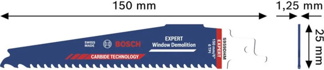 Bosch EXPERT S959DHM Zaagblad Metaal - 1 Stuk - afbeelding 3 van 4