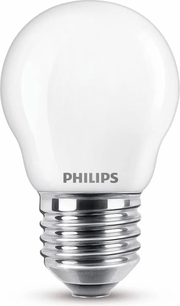 Philips LED Kogellamp E27 4W Warmwit Mat