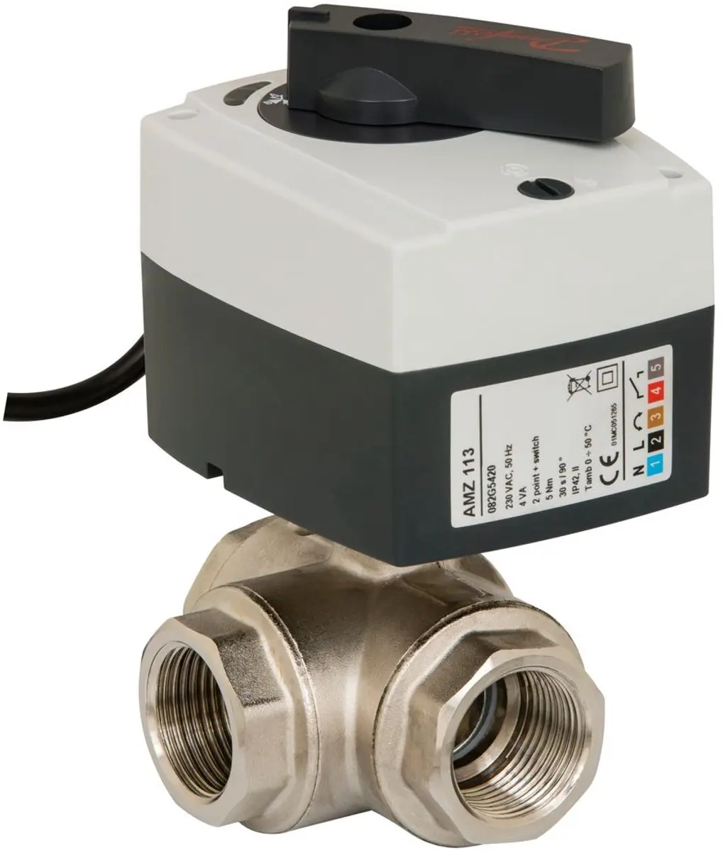 Danfoss gemotoriseerde kogelkraan AMZ113 2-weg, DN 32, 230Vac, 2-Punt, 082G5421