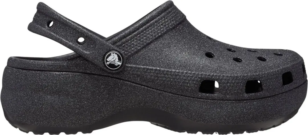 Crocs Classic Platform Glitter Clog