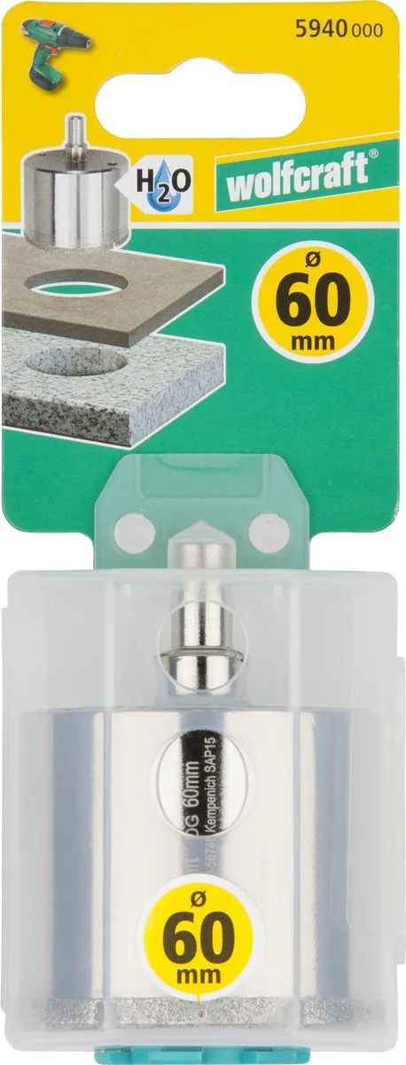 Wolfcraft Diamantboor 60mm - 5940000