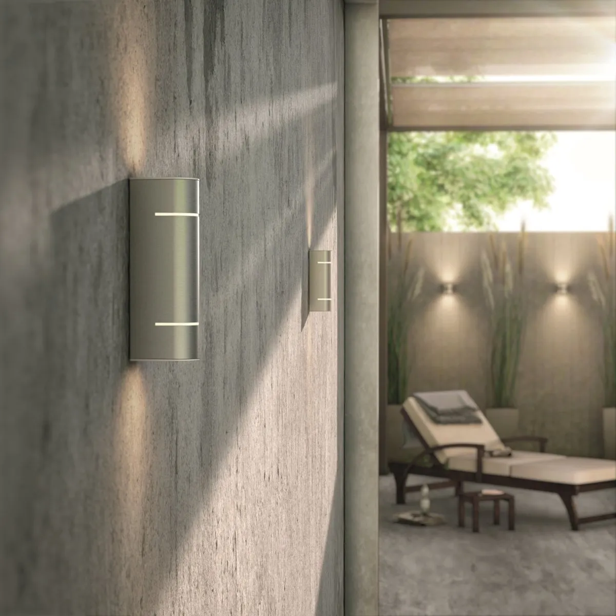 Philips LED Shadow Wandlamp 2x4.5W - Antraciet