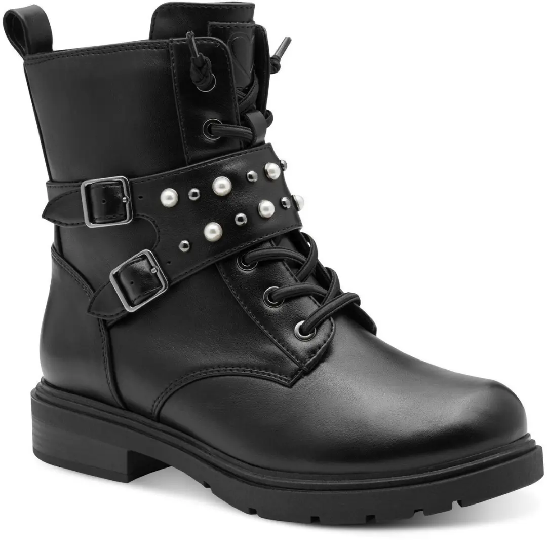 Marco Tozzi Dames Enkellaarsje 2-25247-45 001 F-breedte Maat: 38 EU