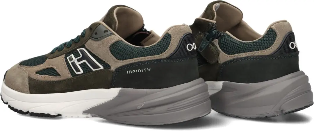 Hip H1667 Sneakers - Maat 35 - Groen - afbeelding 6 van 6