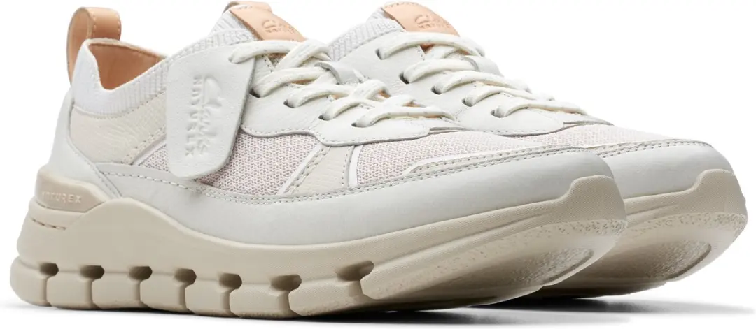 Clarks Nature X Cove Sneakers 39 - Wit - afbeelding 2 van 6