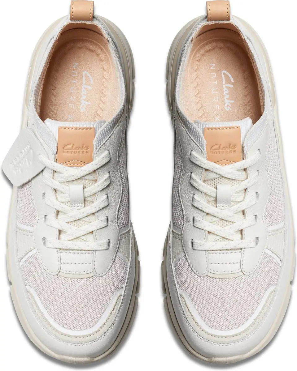 Clarks Nature X Cove Sneakers 39 - Wit - afbeelding 3 van 6