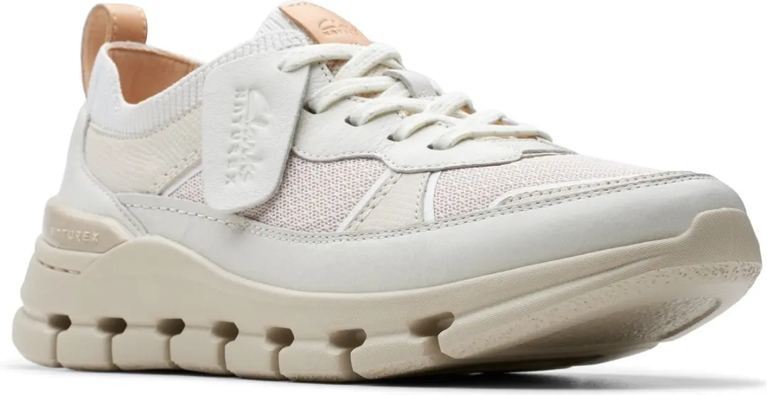 Clarks Nature X Cove Sneakers 39 - Wit