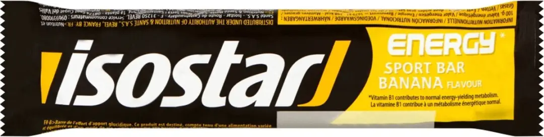 Isostar High Energy Sportreep Banaan - 30x40g - afbeelding 2 van 3