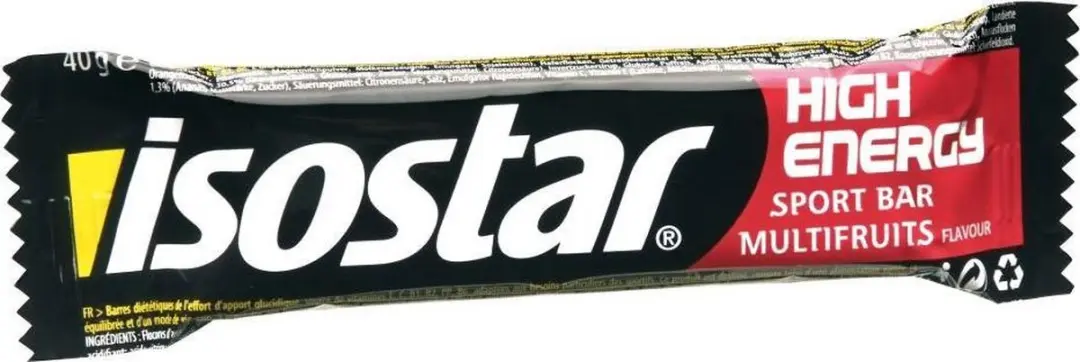 Isostar High Energy Sportreep Multifruits 30x40g - afbeelding 6 van 6