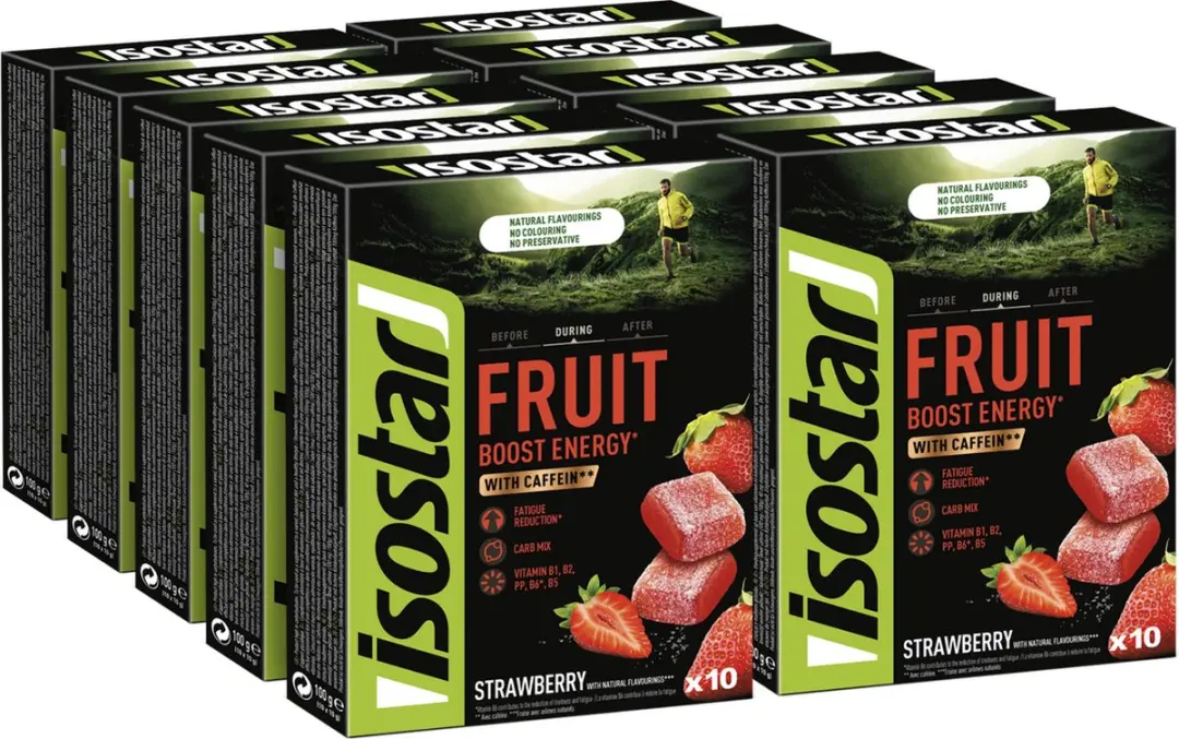 Isostar Fruit Boost Aarbei