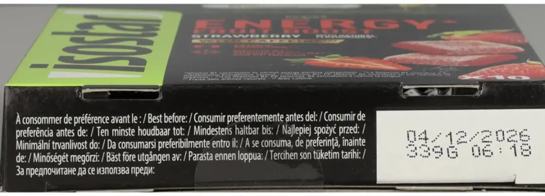 Isostar Fruit Boost Aarbei - 10x100g - afbeelding 5 van 6