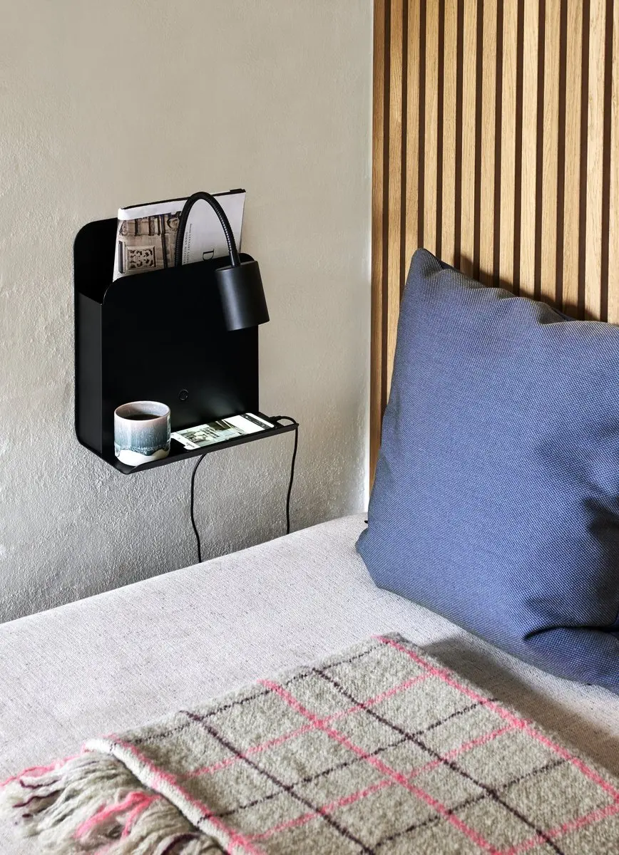 Nordlux Roomi Wandlamp GU10 8W Zwart - afbeelding 2 van 5