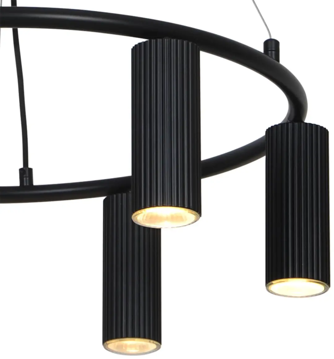 Nordlux Vico LED Hanglamp 6x GU10 - Zwart - afbeelding 4 van 6