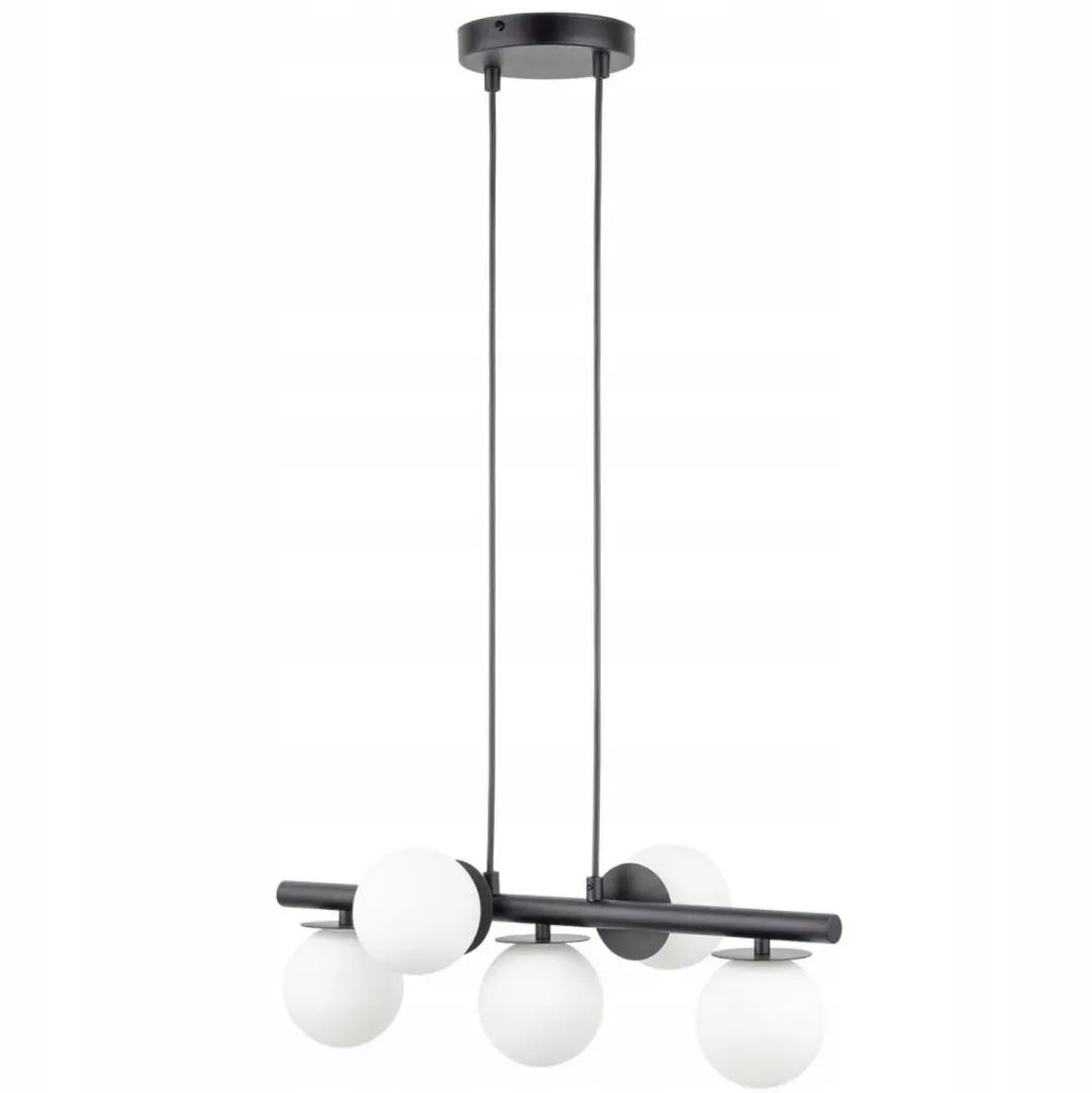 AVOLA 5 Zwarte/Białe Lampy Wiszące zen Szkhanymi in Lami