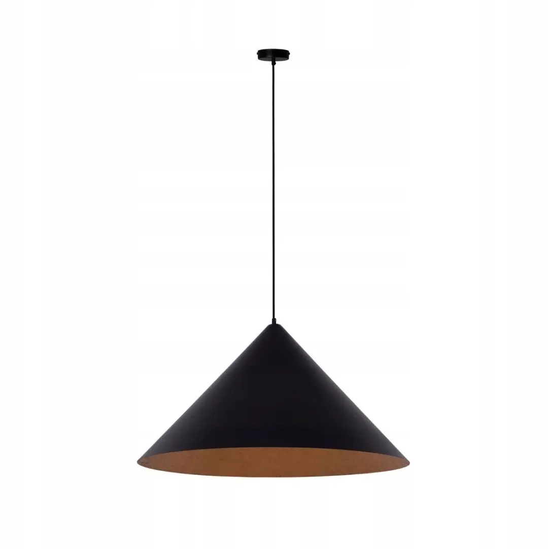 VESUVIO M Hanglamp Kegelvorm Zwart/Koper Sigma Lighting
