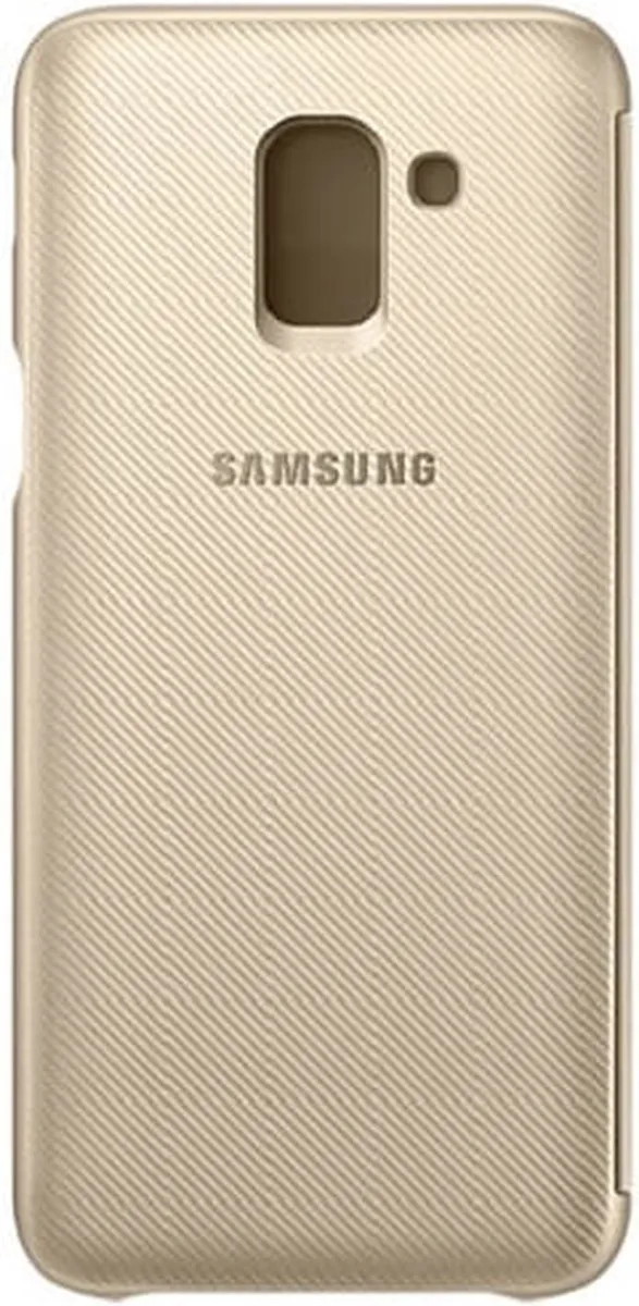 Samsung Flip Wallet J6 - Goud