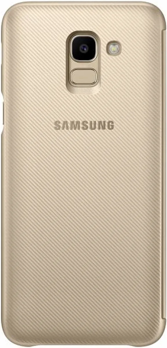 Samsung Flip Wallet J6 - Goud - afbeelding 6 van 6