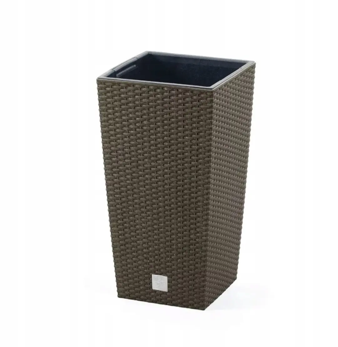 Rat Square ECO Houten Pot Koffie 24cm