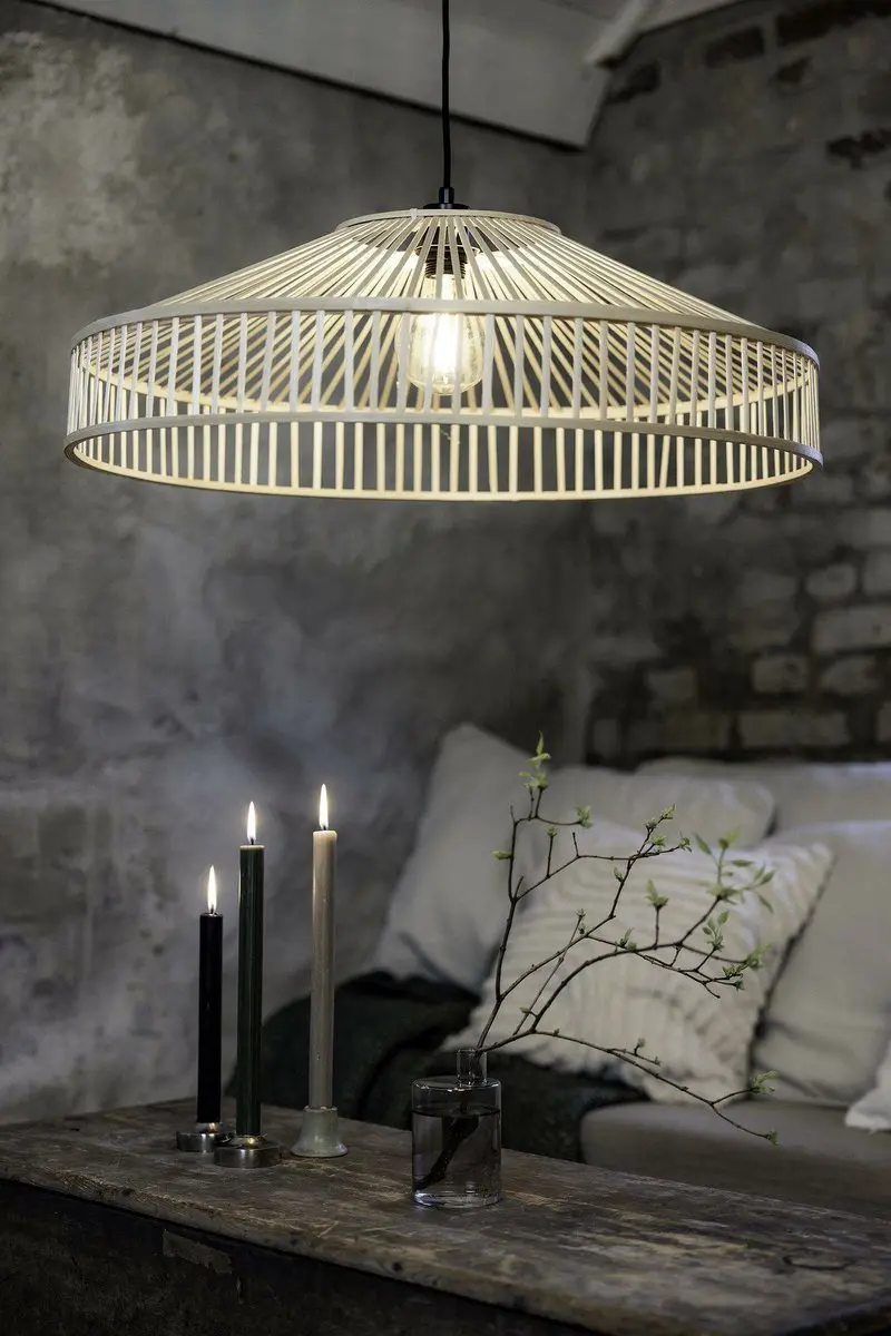 Markslöjd Tapa Hanglamp E27 - Bamboe - 70cm - afbeelding 3 van 4