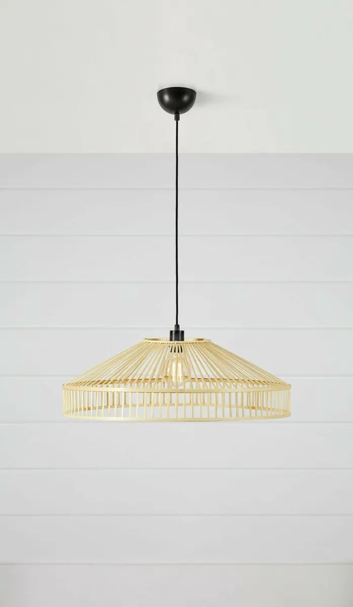 Markslöjd Tapa Hanglamp E27 - Bamboe - 70cm - afbeelding 4 van 4