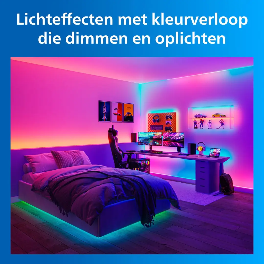 Philips Smart Lighting RGBICWW LED Strip 10m - afbeelding 6 van 6