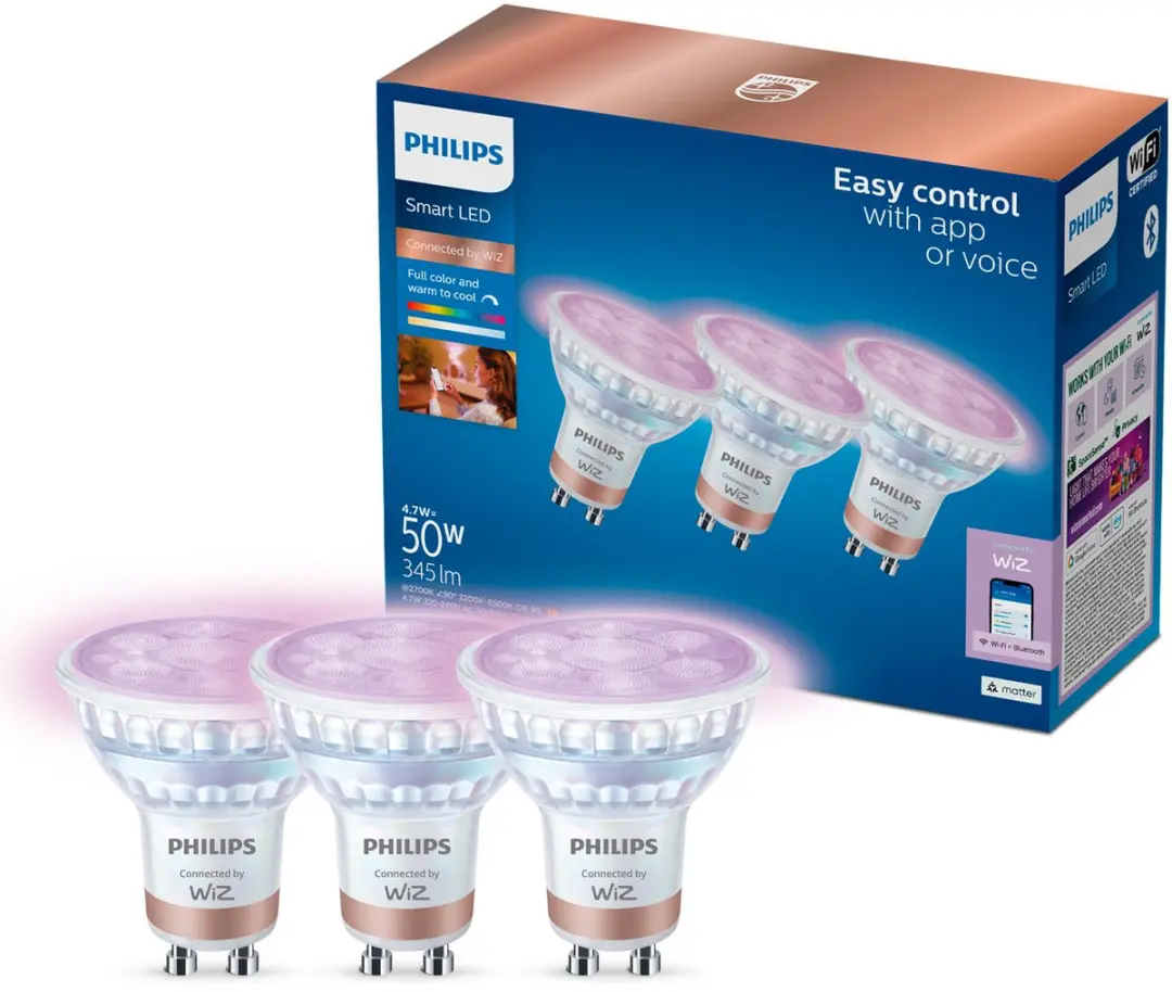 Philips Smart Lighting GU10 RGBW LED-spot