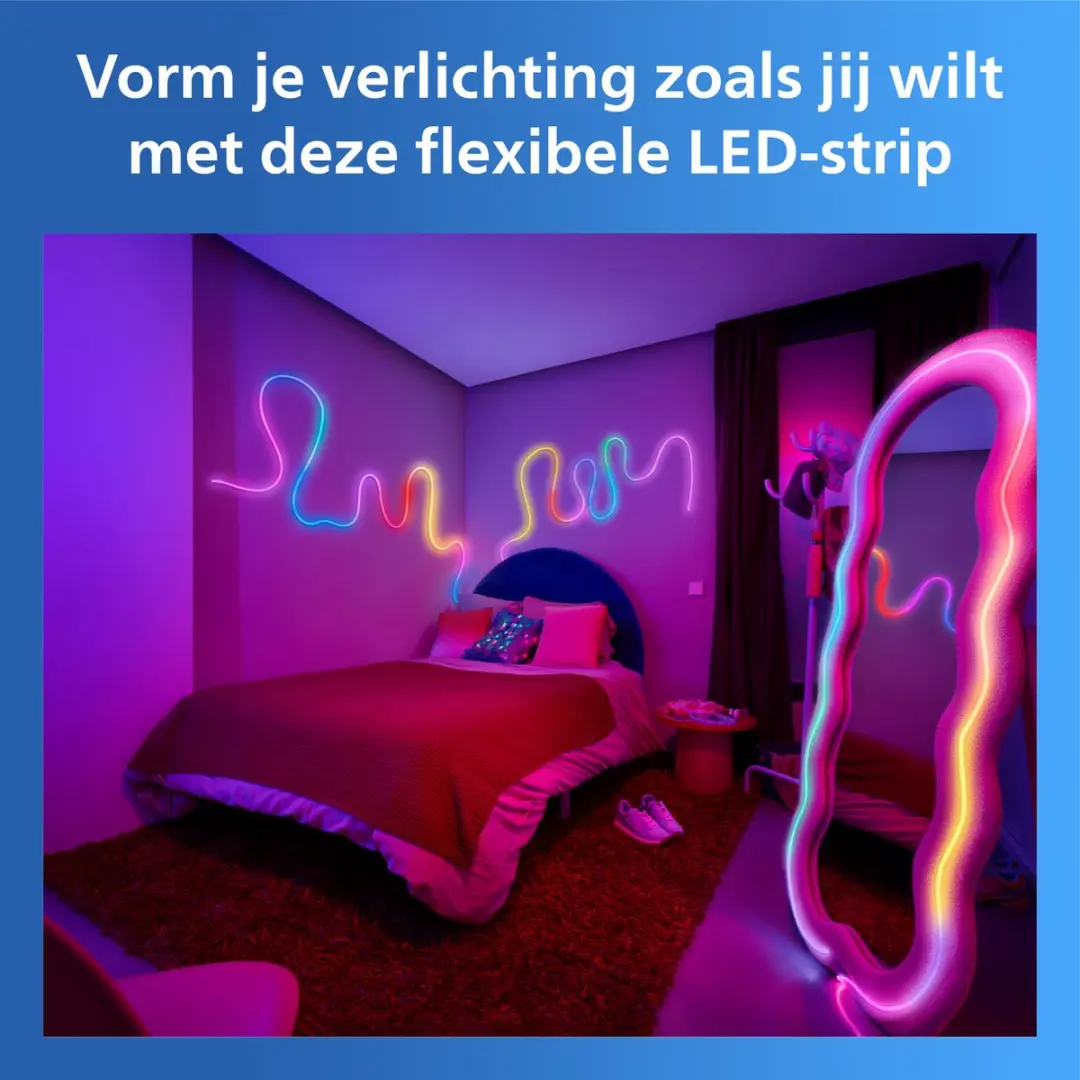 Philips Neon Flex LED Strip 10m RGBIC - afbeelding 5 van 6