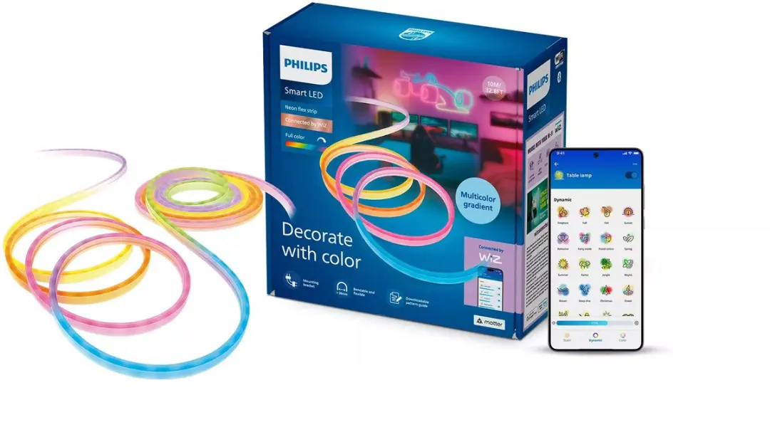 Philips Neon Flex LED Strip 10m RGBIC - afbeelding 3 van 6