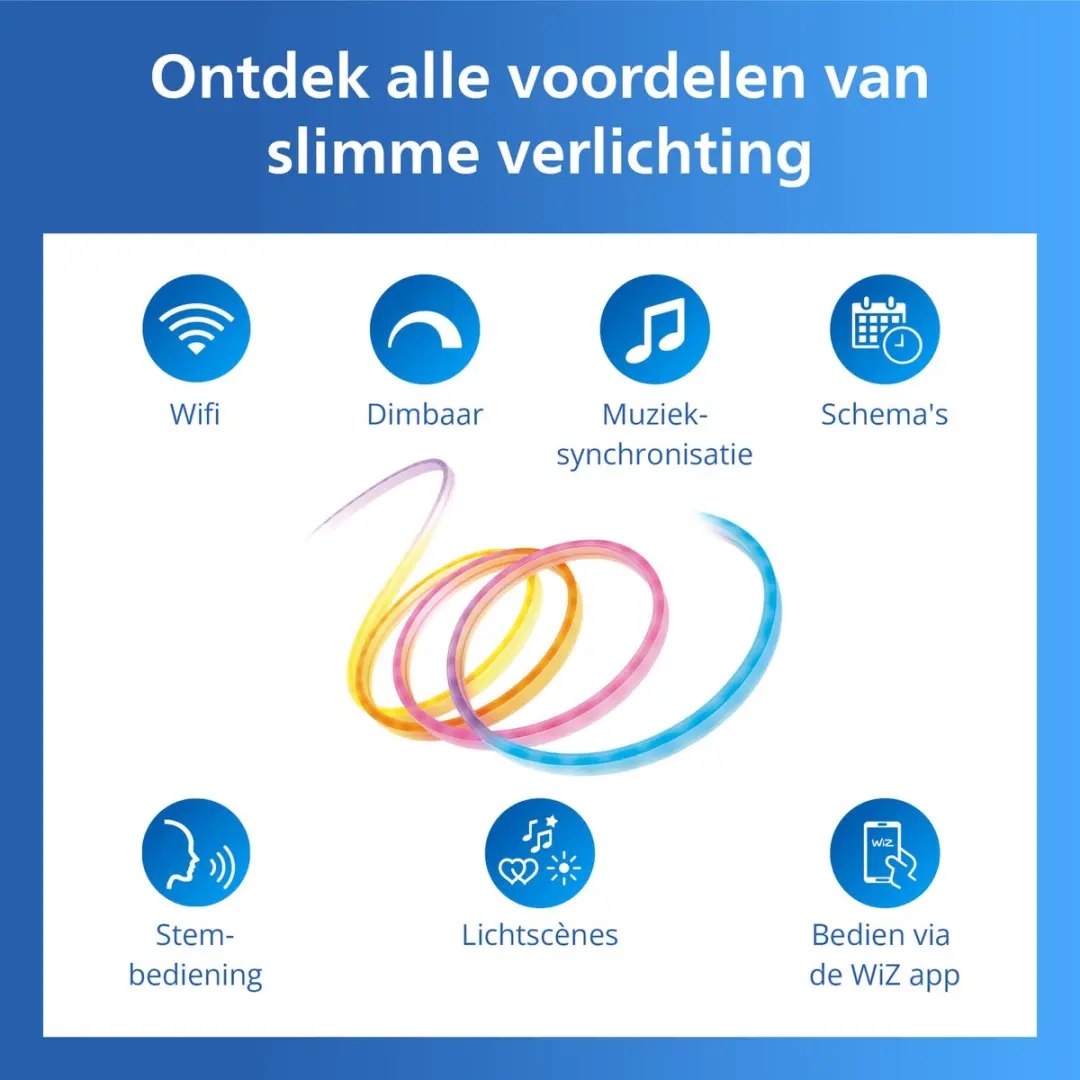 Philips Neon Flex LED Strip 10m RGBIC - afbeelding 4 van 6
