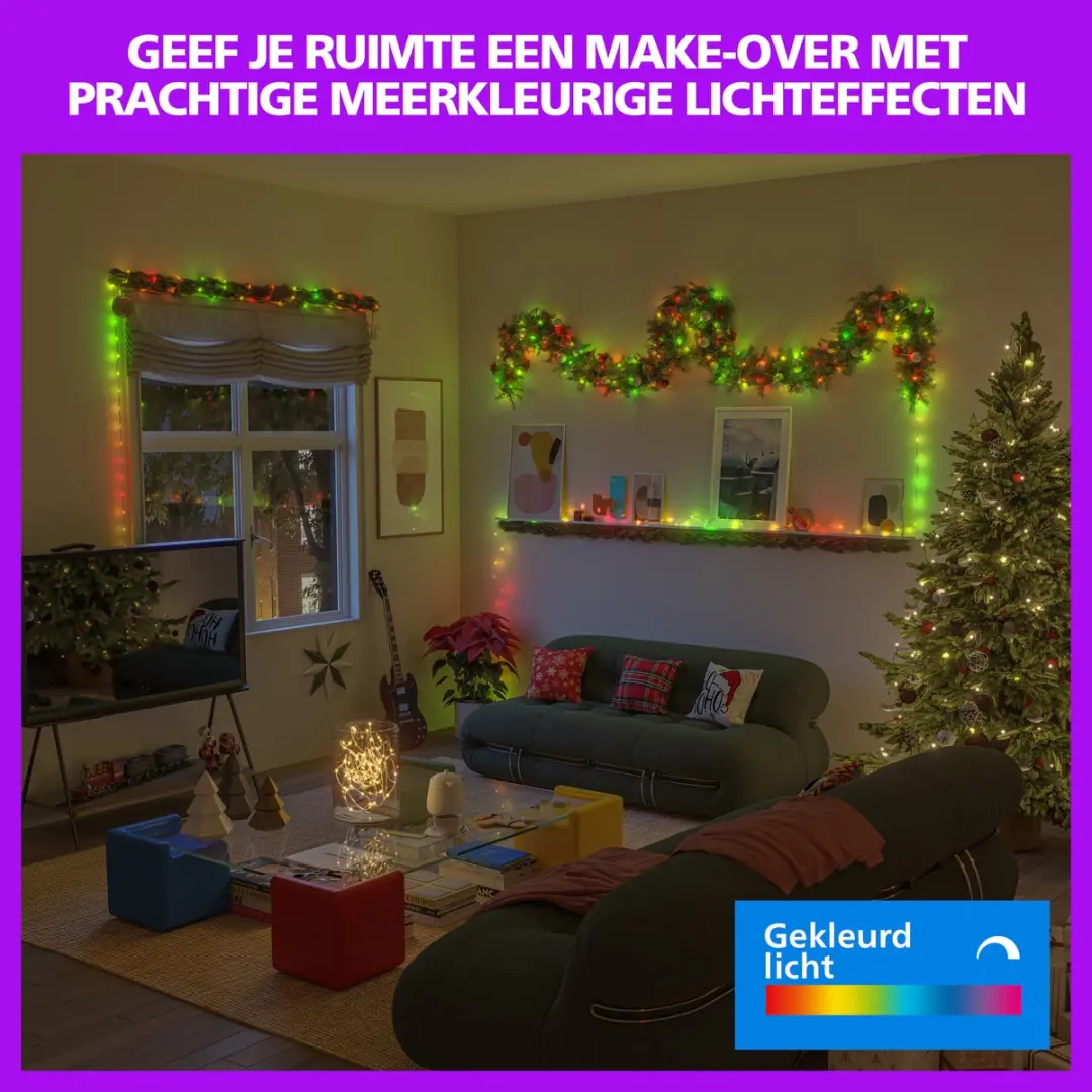 Philips Smart Lighting Fairy Light Lichtslinger 10m RGBIC - afbeelding 3 van 6