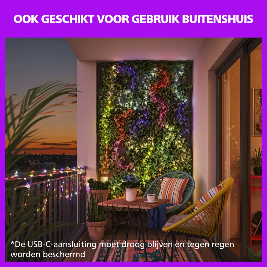 Philips Smart Lighting Fairy Light Lichtslinger 10m RGBIC - afbeelding 5 van 6