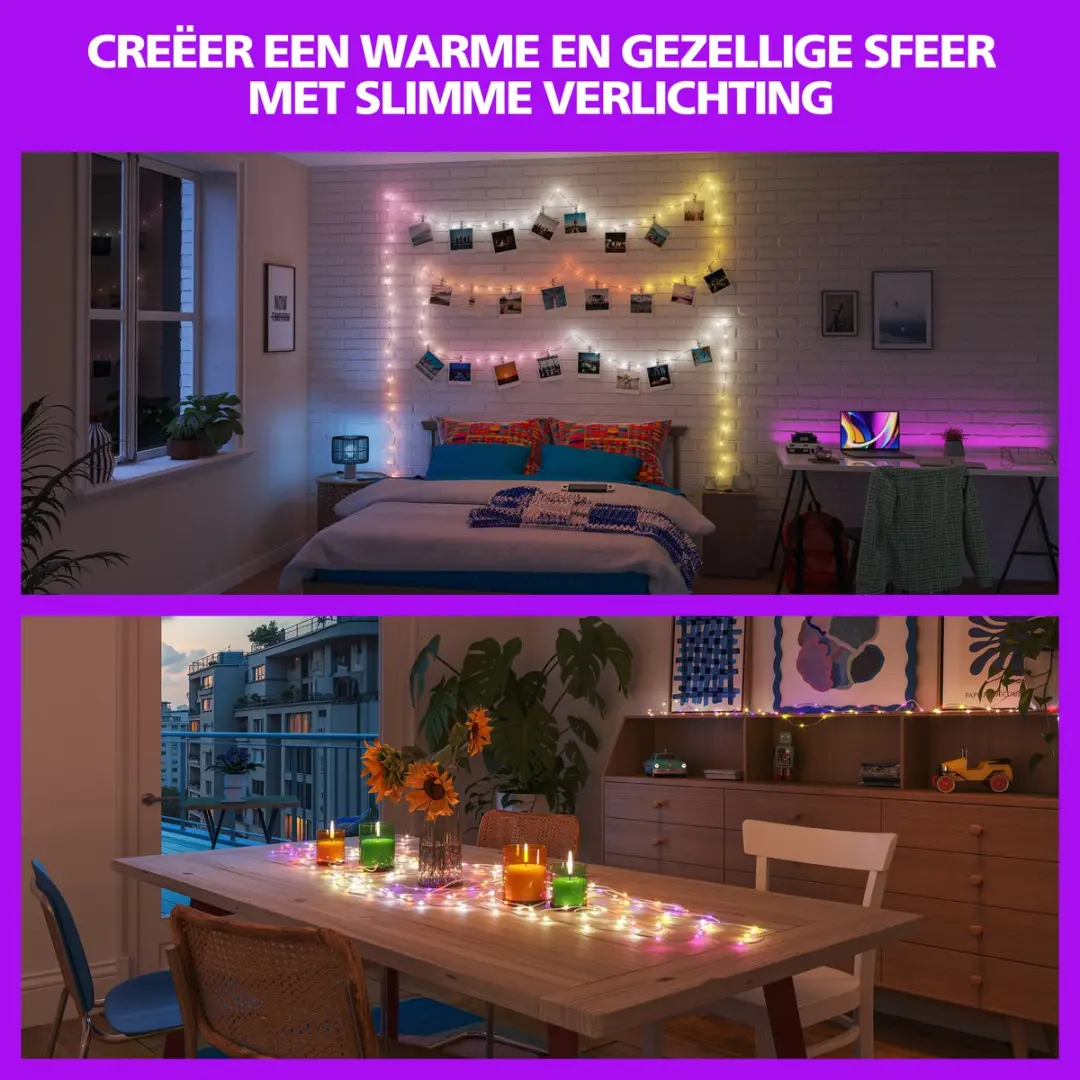 Philips Smart Lighting Fairy Light Lichtslinger 10m RGBIC - afbeelding 4 van 6