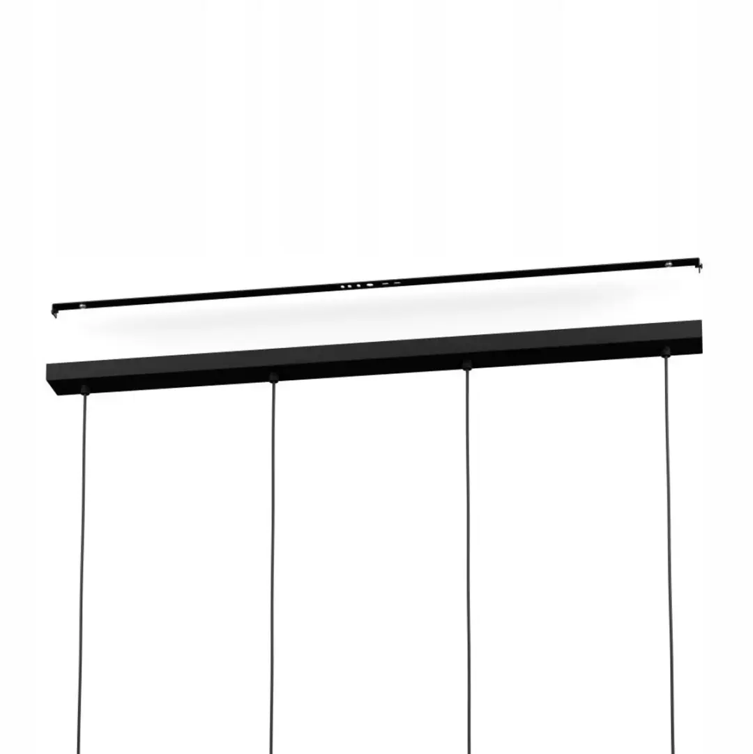 Eglo Estanys 1 Hanglamp - 4xE27 150cm Zwart - afbeelding 4 van 6