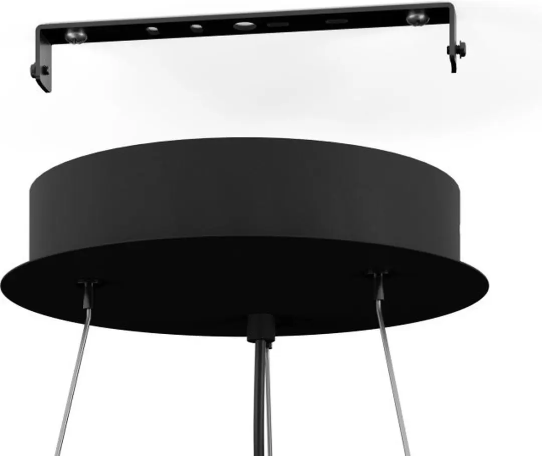 Eglo Estanys 1 Hanglamp - 4xE27 150cm Zwart - afbeelding 2 van 6
