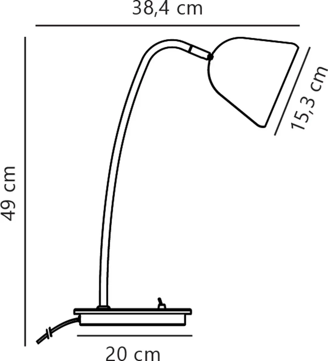 Nordlux Fleur LED Tafellamp E14 - 15W - Beige - afbeelding 5 van 5